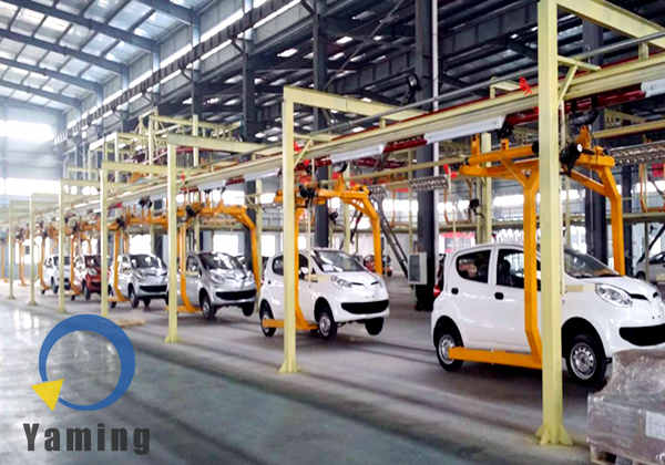 Electric vehicle assembly line